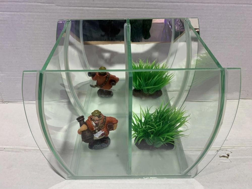 Kệ gỗ trưng bày dàn bể cá betta nhiều ngăn chuyên nghiệp