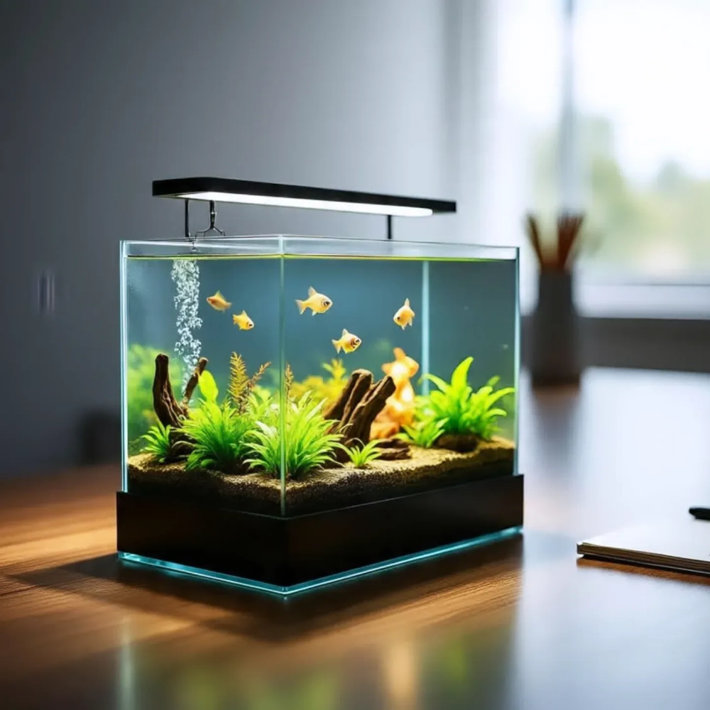 Thiết kế hồ cá nhỏ nuôi cá chọi đơn độc đầy cá tính