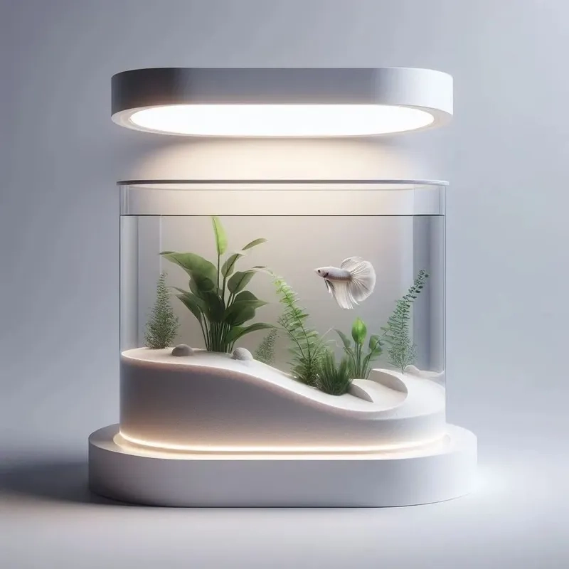 Thiết kế bể thủy sinh mini 30cm