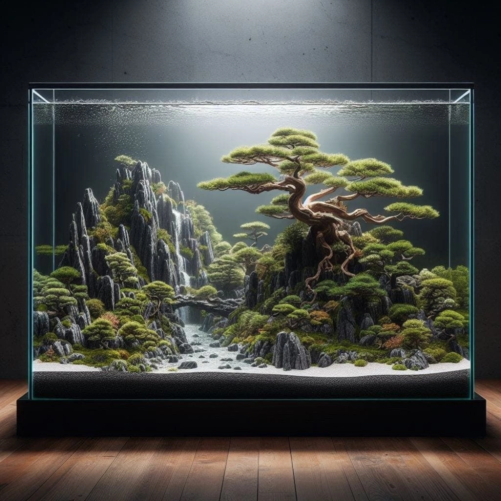 Cận cảnh dòng thác trắng xóa chảy qua các kẽ đá kẹp kem