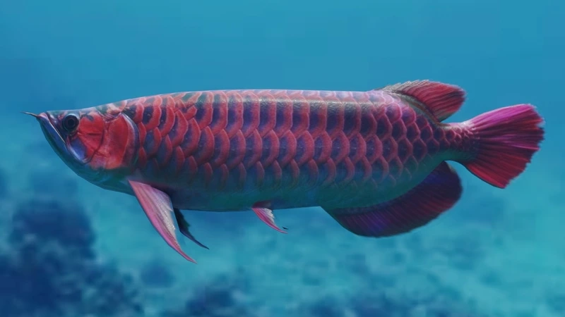 Chọn cá Rồng Huyết Long size lớn tạo điểm nhấn