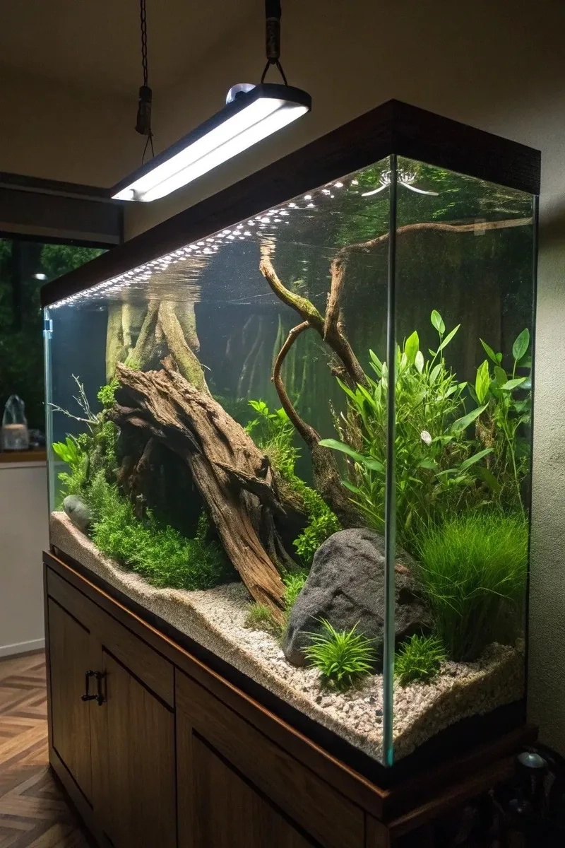 Thiết kế hồ thủy sinh đơn giản