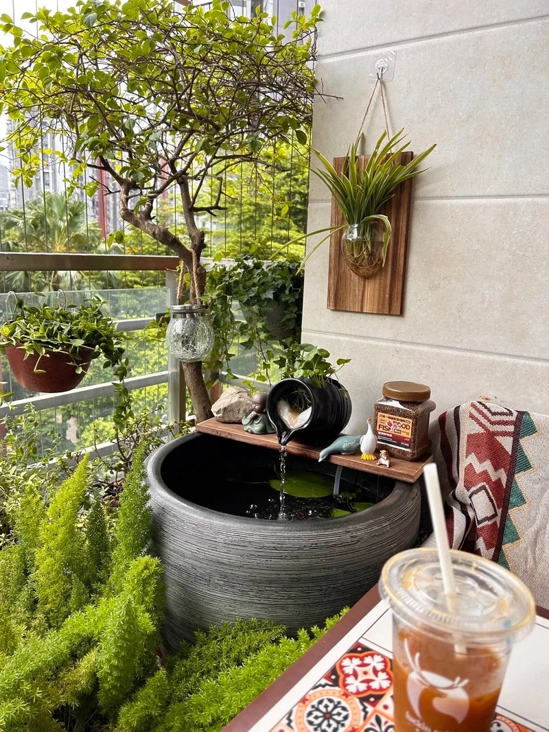 Vẻ đẹp tinh tế của bể cá zen tối giản trong không gian sống