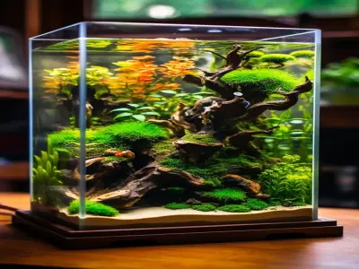 Bể thủy sinh mini - Lựa chọn cho góc làm việc thư thái