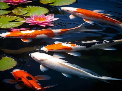 Bộ sưu tập ảnh cá Koi đẹp nhất cho người yêu cá cảnh