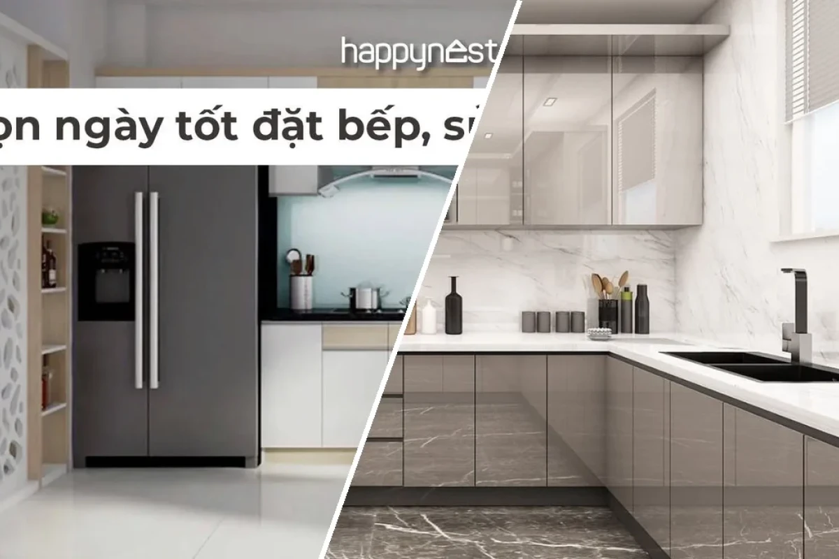 Cách chọn ngày tốt làm bếp mới tháng 3 âm lịch năm 2026