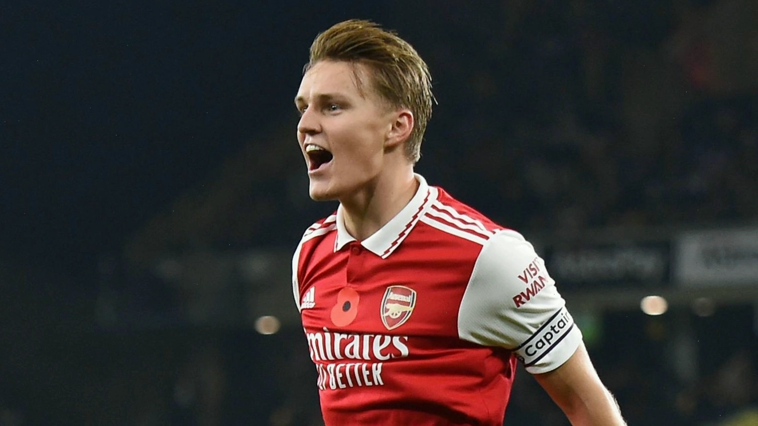 Martin Ødegaard trong màu áo đội tuyển quốc gia Na Uy