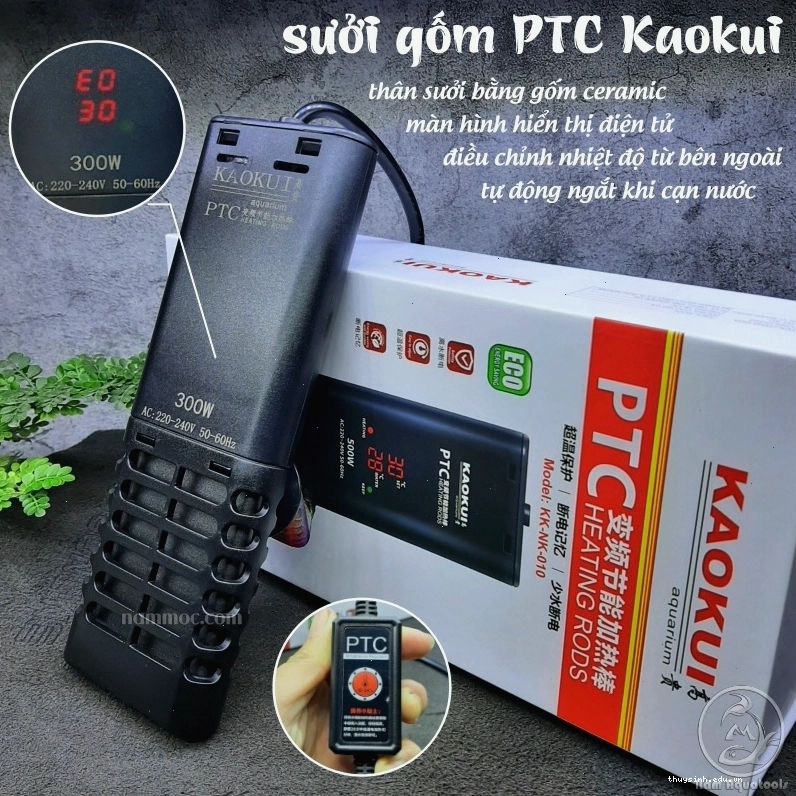 Sưởi điện tử gốm PTC KaoKui cao cấp cho bể cá