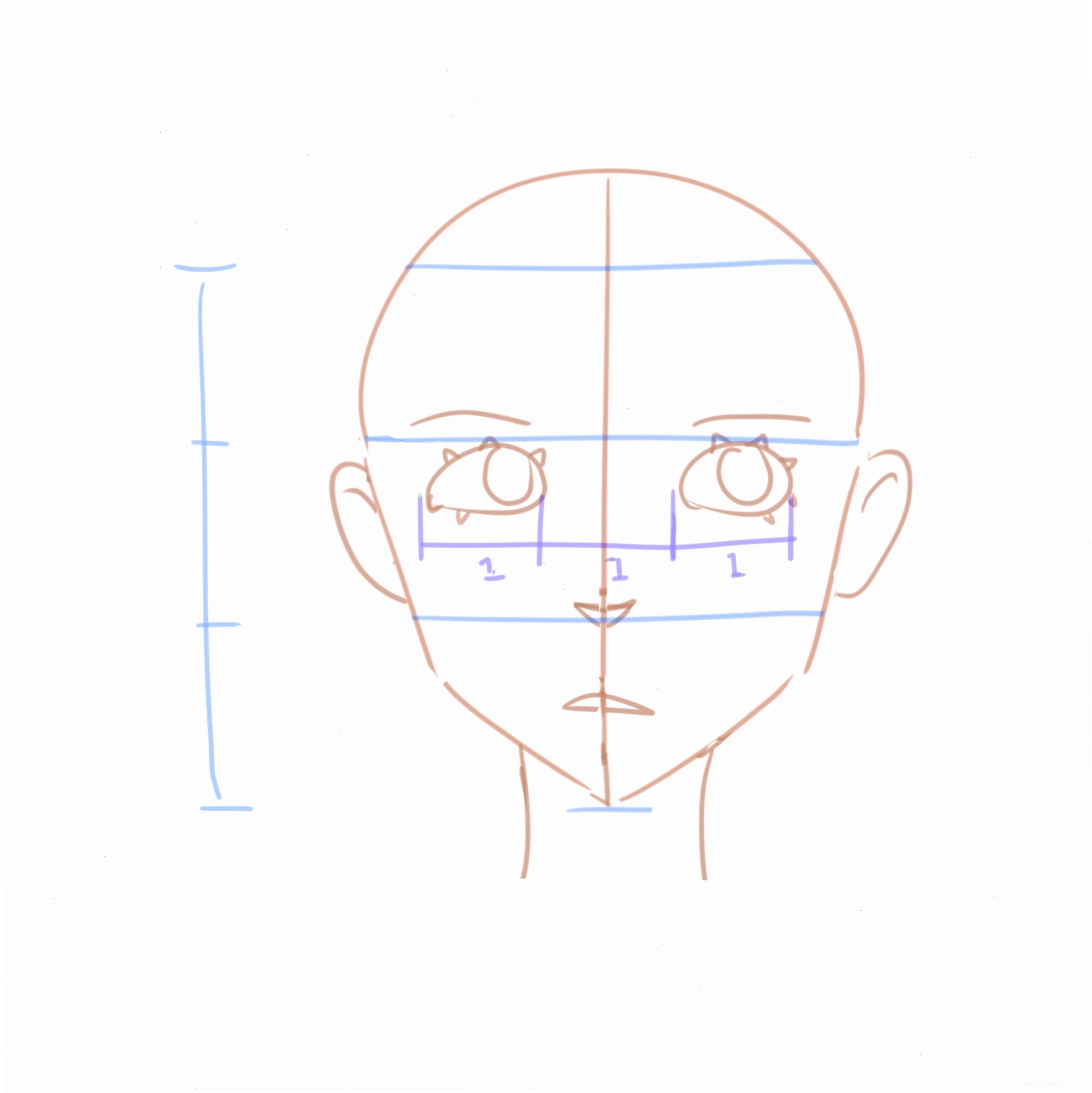 So sánh tỷ lệ cơ thể nam và nữ trong phong cách vẽ anime