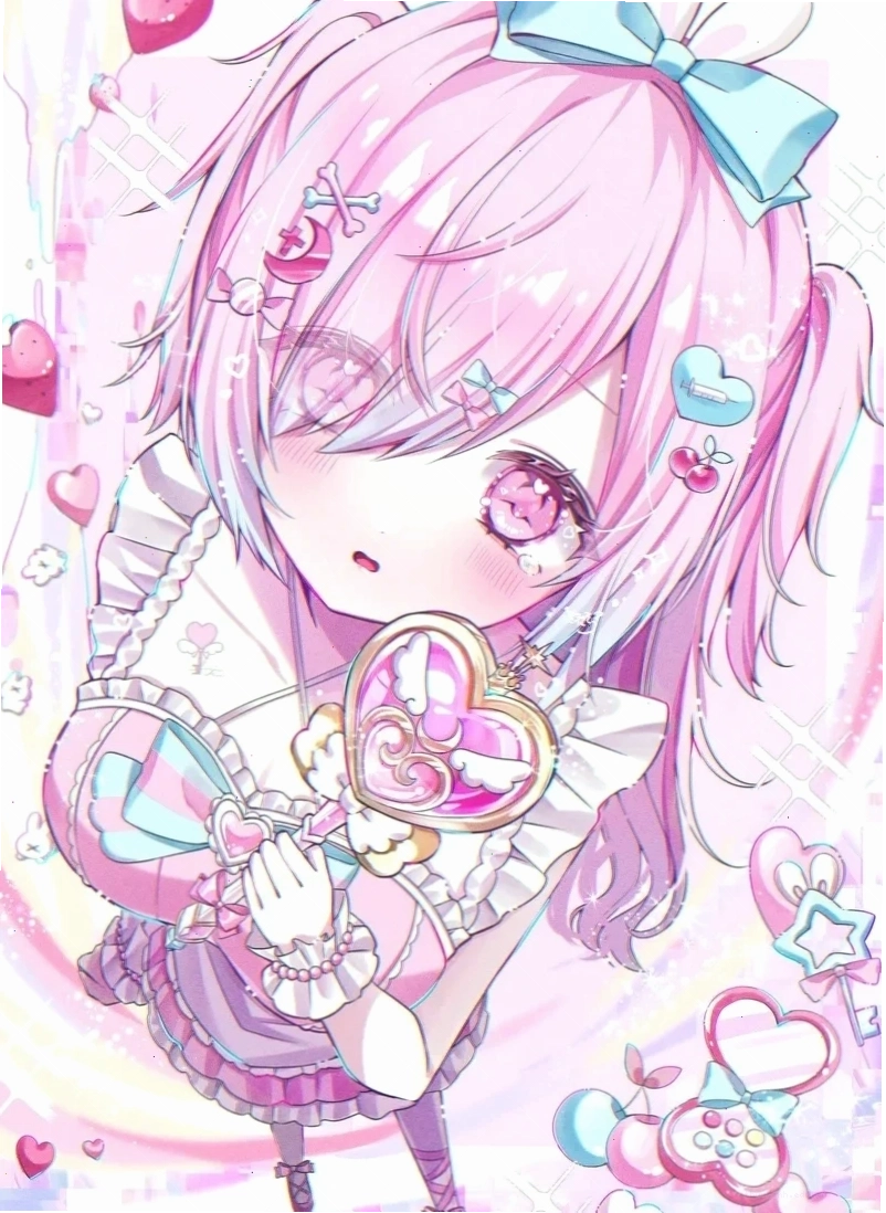 Chất lượng tuyệt vời từ ảnh anime girl tóc hồng cute ngọt ngào