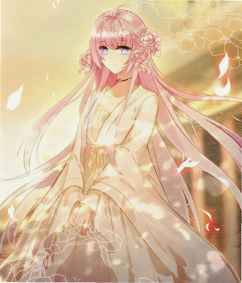 Phong thái tự tin trong ảnh anime girl tóc hồng cute ngọt ngào
